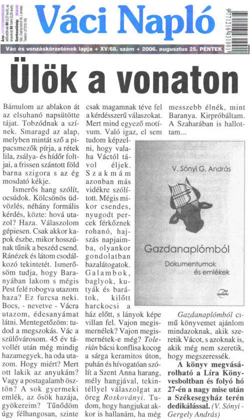Váci napló